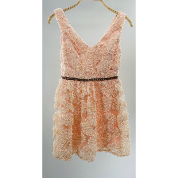GB Dillards Pink and Gold Childs Flower Dress - Picture 1 of 9